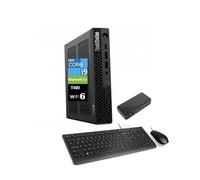 Lenovo ThinkStation Station de travail Mini ordinateur de bureau (Intel i9-14900, T400 4 Go, 64 Go DDR5, SSD PCIe 2 To, WiFi 6, Bluetooth 5.3, bloc d'alimentation 300 W, RJ-45, 1 x DP; 3 x mDP, HDMI