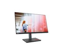 Lenovo P24q-30 - Écran LED - 23.8" - 2560 x 1440 QHD @ 60 Hz - IPS - 300 cd/m² - 1000:1 - 4 ms - HDMI, DisplayPort - noir corbeau - pour ThinkCentre neo 70t 11YU; ThinkPad P15 Gen 2 20YQ Noir corbeau