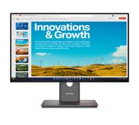 Lenovo ThinkVision P24QD-40 - Écran LED - 24" (23.8" visualisable) - 2560 x 1440 QHD @ 120 Hz - IPS - 300 cd/m² - 1500:1 - DisplayHDR 10 - 4 ms - HDMI, DisplayPort, USB-C - noir eclipse
