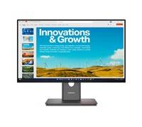 Lenovo ThinkVision P24QD-40 - Écran LED - 24" (23.8" visualisable) - 2560 x 1440 QHD @ 120 Hz - IPS - 300 cd/m² - 1500:1 - DisplayHDR 10 - 4 ms - HDMI, DisplayPort, USB-C - noir eclipse