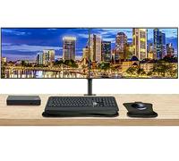 Lenovo ThinkVision P27h 2560 x 1440 LED QHD Moniteur LCD, lot de 2 paquets avec HDMI, DisplayPort, Daisy Chain Ready, Dock, USB-C, support de double écran, clavier et souris sans fil MK540 et