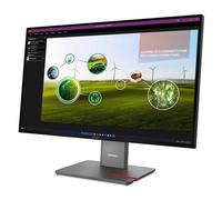 Lenovo ThinkVision P27Q-40 - Écran LED - 27" - 2560 x 1440 QHD @ 120 Hz - IPS - 350 cd/m² - 1500:1 - HDR10 - 4 ms - HDMI, DisplayPort - noir eclipse