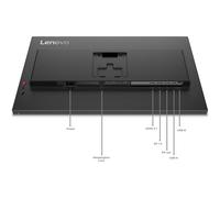 LENOVO ThinkVision P27Q-40 LED Écran 27p 2560x1440 QHD 120Hz IPS 350cd/m2 1500:1 DisplayHDR 10 4ms HDMI DisplayPort DaisyChain