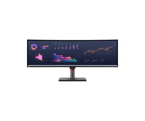 Lenovo ThinkVision P49w-30 - Écran LED 49" DQHD 5120x1440 IPS 6ms 350cd/m² 32:9 2xHDMI 1xDisplayPort 2xThunderbolt 4 Hub USB 3.2 Gen 1 Noir