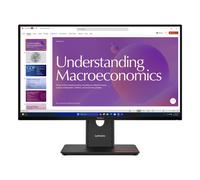 Lenovo ThinkVision T24D-40, 60,5 cm (23.8'), 1920 x 1080 pixels, Full HD, LCD, 6 ms, Noir 64B9GAR1EU