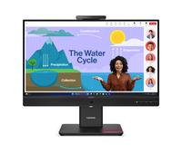 Lenovo ThinkVision T24D-4v : Ecran 23.8" LED Full HD 1920x1080 IPS, 6ms, 120Hz, Hub USB, HDMI 2.1, DisplayPort 1.4, Caméra 5MP, Noir