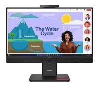 Lenovo Moniteur ThinkVision T24D-4v 23,8" Full HD IPS Webcam Docking USB-C Noir 64B7UAT1EU