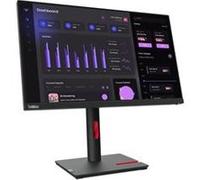 Lenovo ThinkVision T24i-30 - Écran LED - 23.8" - 1920 x 1080 Full HD (1080p) @ 60 Hz - IPS - 250 cd/m² - 1000:1 - 4 ms - HDMI, VGA, DisplayPort - noir corbeau - pour ThinkPad P15 Gen 2 20YQ Noir corbe