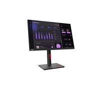 Lenovo ThinkVision T24i-30 - Écran LED - 24" (23.8" visualisable) - 1920 x 1080 Full HD (1080p) @ 60 Hz - IPS - 250 cd/m² - 1000:1 - 4 ms - HDMI, VGA, DisplayPort - noir corbeau