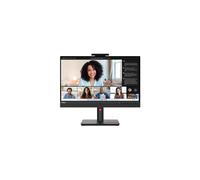 Lenovo ThinkVision T24mv-30 : Écran LED 23.8" FHD (1920x1080) IPS 6ms, Hub USB 3.2 Gen 1, HDMI 2.1, DisplayPort 1.4, HP intégrés, VESA, Noir