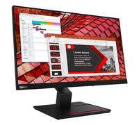 Lenovo ThinkVision T24t-20 LED display 60,5 cm (23.8") 1920 x 1080 pixels Full HD Écran tactile Capacité Noir