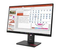 Lenovo ThinkVision T27-40 - Écran LED - 27" - 1920 x 1080 Full HD (1080p) @ 120 Hz - IPS - 300 cd/m² - 1500:1 - 4 ms - HDMI, VGA, DisplayPort - noir eclipse