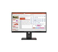 Lenovo ThinkVision T27-40 - Ecran LED 27" Full HD 1920x1080 IPS 6ms 120Hz, Hub USB 3.2 Gen 1, HDMI 1.4, DisplayPort 1.2, VESA 100x100, Noir