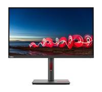 Lenovo ThinkVision T27h-30 - Écran LED - 27" - 2560 x 1440 QHD @ 60 Hz - IPS - 350 cd/m² - 1000:1 - 4 ms - HDMI, DisplayPort, USB-C - noir corbeau - pour ThinkPad P15 Gen 2 20YQ