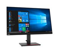 Lenovo ThinkVision T27q-20 - Écran LED - 27" - 2560 x 1440 QHD @ 60 Hz - IPS - 350 cd/m² - 1000:1 - 4 ms - HDMI, DisplayPort - noir corbeau - pour ThinkPad P15 Gen 2 20YQ