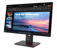 Lenovo ThinkVision T27qd-40 - Écran LED - 27" - 2560 x 1440 QHD @ 120 Hz - IPS - 350 cd/m² - 1500:1 - HDR10 - 4 ms - HDMI, DisplayPort, USB-C - noir eclipse
