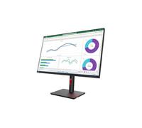 Lenovo ThinkVision T32h-30 Moniteur 31,5" QHD IPS, 99% sRGB, USB-C 90W, HDMI 2.1, DisplayPort 1.4, RJ45 LAN, Ergonomique réglable, Faible lumière Bleue TÜV, Eyesafe, 3 Ans Garantie