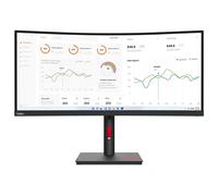 Lenovo ThinkVision T34w-30 - Écran LED - incurvé - 34" (34" visualisable) - 3440 x 1440 UWQHD - VA - 350 cd/m² - 3000:1 - 4 ms - HDMI, DisplayPort, USB-C - noir corbeau