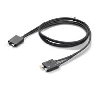 Lenovo 4X91K16970 Câble Thunderbolt 0,7 m 40 Gbit/s Noir