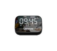 Lenovo TS13 Multifonction 5.0 Haut-Parleur Bluetooth Subwoofer Stéréo Lecteur HD Appel Microphone Miroir Réveil Batterie 1500mAh, Noir