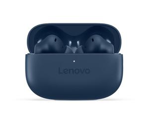 Lenovo TWS Yoga PC Edition Écouteurs avec Suppression Active du Bruit, Bluetooth 5.3, Écouteurs sans Fil, ENC 3 micros Appels clairs AI EQ Mode Commutateur pour Jeux, Films et Musique- Bleu Cosmique