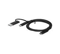 Lenovo 4X90U90618 câble USB USB 3.2 Gen 1 (3.1 Gen 1) 1 m USB A/USB C USB C Noir