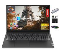 Lenovo V15 Business Laptop Premium, écran FHD de 15,6", MS Office à vie, AMD Ryzen 7 7730U, RAM 16 Go, stockage de 1 To (SSD 512 Go + 500 Go de sortie), Wi-Fi 6, NumPad RJ-45, MarxsolAccessory, Win 11