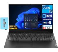 Lenovo V15 G3 Ordinateur portable 15,6" IPS FHD (Intel i5-1235U (Beats Ryzen 5 7520U), 40 Go DDR4, SSD PCIe 1 To, WiFi 6, BT 5.3, webcam HD 720p, Win10H) avec extenseur de port USB Dockztorm
