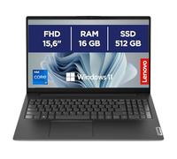 Lenovo V15 G4 IRU Core i7 (15.6 ) Full HD 16 Go DDR4-SDRAM 512 Go SSD Wi-Fi 6 (802.11ax) Windows 11 Home, Noir - QWERTY Italien