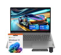 Lenovo V15 G4 IRU Ordinateur portable professionnel FHD 15,6 po, Intel Core i7-13620H, 16 Go de RAM, 1 To de stockage (SSD 512 Go + station d'accueil 512 Go), carte graphique Intel UHD, Wi-Fi 6
