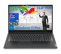 Lenovo V15 G4 Ordinateur portable professionnel FHD 15,6", Intel 8 cœurs i5-13420H (Beat i7-1355U), 40 Go de RAM DDR4, SSD PCIe de 1 To, WiFi 6, Bluetooth 5.2, RJ-45, Type-C, HDMI, Windows 11 Pro
