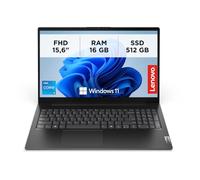 Lenovo V15 G5 IRL Ordinateur portable professionnel 15,6" Full HD avec processeur Intel Core i5 de 13e génération, mémoire RAM DDR5 16 Go, SSD rapide 512 Go, système d'exploitation Windows 11 Home
