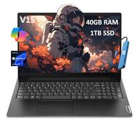 Lenovo V15 Gen 4 (15,6 pouces FHD anti-reflets, 13º Intel Core i5-13420H (Beat i7-1255U), 40 Go RAM, 1 To SSD) pour entreprise, maison, qualité militaire, Ethernet, IST Hub, Win 11 Pro w/AI Copilot