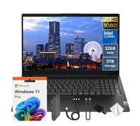 Lenovo V15 Gen 5 Ordinateur portable FHD 15,6", Intel Core 7 240H, 32 Go de DDR5, 3 To de stockage (SSD de 2 To et station d'accueil de 1 To), carte graphique Intel, pavé numérique, webcam HD, Wi-Fi 6