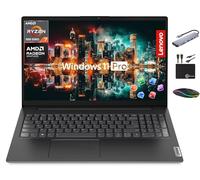 Lenovo V15 - Ordinateur portable phare pour étudiant en affaires 2025, écran FHD de 15,6", processeur AMD Ryzen 7 8 cœurs, 16 Go de RAM + 1 To de stockage (SSD 512 Go + 500 Go d'ext), RJ45