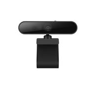 Lenovo Webcam HD 1080p (510 FHD) - Noir avec Zoom numérique 4X, Grand Angle de 95°, Rotation panoramique et Inclinaison à 360°, Double Microphones et Windows Hello