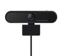 Lenovo Webcam HD 1080p (LC50) - Caméra de Surveillance avec Grand Angle de 90°, Double Microphones et Capture vidéo Intelligente - Caméra de Bureau magnétique avec obturateur de confidentialité et