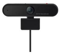 Lenovo Webcam HD 1080p (LC50) - Caméra de Surveillance avec Grand Angle de 90°, Double Microphones et Capture vidéo Intelligente - Caméra de Bureau magnétique avec obturateur de confidentialité et
