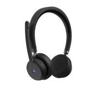 - Micro-casque - sur-oreille - Bluetooth - sans fil - USB-A via adaptateur Bluetooth - noir - Certifié pour Microsoft Teams