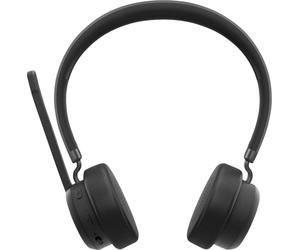 Lenovo Wireless VoIP Micro-casque supra-auriculaire Bluetooth Stereo noir Suppression du bruit du microphone micro-casque, mise