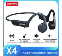 Lenovo X4 True Bone Conduction Écouteur TWS Wireless BT5.0 Casque IP56 Étanche - Protection de la vie privée sonore - 360 ° Bendin