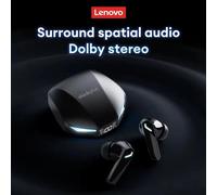 Lenovo XT53 mise à niveau sans fil Bluetooth 5.4 écouteurs Ultra longue Endurance faible latence casque de jeu LED affichage numérique écouteurs XT53 Black