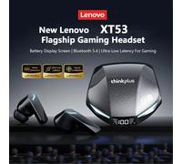 Lenovo XT53 sans fil Bluetooth écouteurs TWS casque longue Endurance HIFI Surround HD appels sport étanche casque de jeu GM2 Pro Max Grey