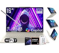 Lenovo Yoga 7 2-en-1 AI PC Copilot ordinateur portable, écran tactile LCD 16 pouces, AMD Ryzen AI 5 340, AMD Radeon 840M, 16 Go LPDDR5X, 1 To SSD, WiFi 7, KB rétroéclairé, empreintes digitales, webcam