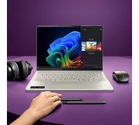 Lenovo Yoga 7 2-in-1 Gen 10 14 AMD Processeur AMD Ryzen AI 5 340 2,00 GHz jusqu'à 4,80 GHz, Windows 11 Famille 64, 512 Go SSD M.2 2242 PCIe Gen4 TLC - 83JRCTO1WWFR1 Tidal Teal