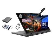 Lenovo Yoga 7 7i Ordinateur portable tactile 2 en 1, 16 pouces 2K IPS, Intel Ultra 7 155U (Beats i7-1355U) AI Boost NPU, 16 Go de RAM, 512 Go SSD + 500 Go de disque portable, rétroéclairé, FP, stylet,