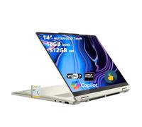 Lenovo Yoga 7 Ordinateur portable 2 en 1 Copilot+ AI PC | WUXGA OLED Touch (100% DCI-P3) | AMD Ryzen AI 5 340 (jusqu'à 50 Tops) | 16 Go DDR5 512 Go SSD | pour Creator Business Professional Win11 avec