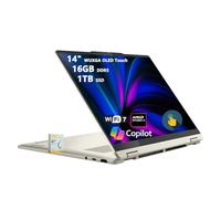Lenovo Yoga 7 Ordinateur portable 2 en 1 Copilot+ AI PC | WUXGA OLED Touch 14" (100 % DCI-P3) | AMD Ryzen AI 7 350 (jusqu'à 50 Tops) | 16 Go DDR5 1 To SSD | pour Creator Business Professional Win11