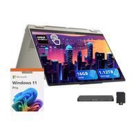 Lenovo Yoga 7 Ordinateur portable Copilot+ 2 en 1, écran tactile WUXGA de 16", AMD Ryzen AI 5 340, 16 Go LPDDR5X, 1,12 To de stockage (SSD 1 To + station d'accueil 128 Go), clavier rétroéclairé