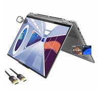 Lenovo Yoga 7 Ordinateur portable tactile 2 en 1, écran WUXGA 16", AMD 6-Core Ryzen 5 7535U (Beat i7-1260P), 8 Go de RAM, SSD PCIe 512 Go, KB rétroéclairé, lecteur FP, clavier, USB-C, WiFi 6, HDMI,
